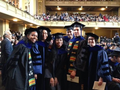 Several 2017 PhD reciepients in African American Studies at Yale